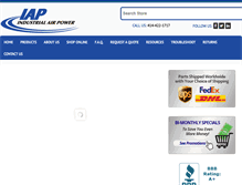 Tablet Screenshot of industrialairpower.com